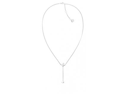 Moderní ocelový náhrdelník se srdíčky Hanging Heart 2780671