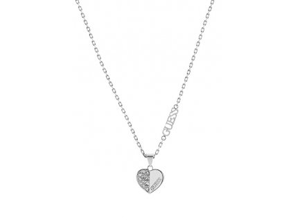 Romantický ocelový náhrdelník Lovely Guess JUBN03035JWRHT/U