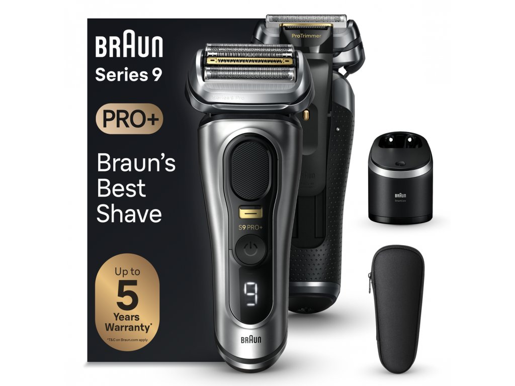 BRAUN Series 9 PRO+ 9567cc Silver - Bodylovers.cz