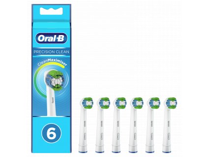 574 oral b eb 20 6 precision clean nahradni hlavice s technologii cleanmaximiser 6 ks