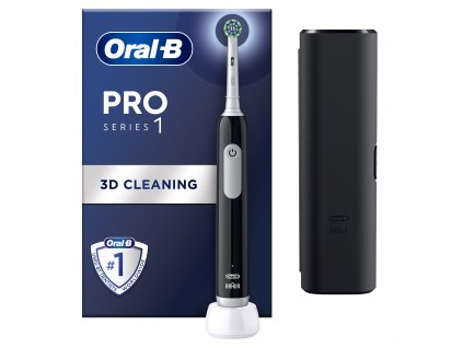 Oral-B Pro Series 1 Black + Cestovní pouzdro