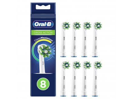 589 oral b eb 50 8 crossaction nahradni hlavice s technologii cleanmaximiser 8 ks