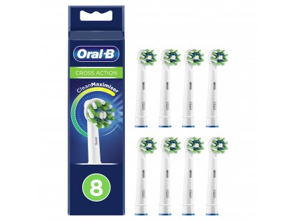 Oral-B EB 50-8 CrossAction náhradní hlavice s Technologií CleanMaximiser, 8 ks
