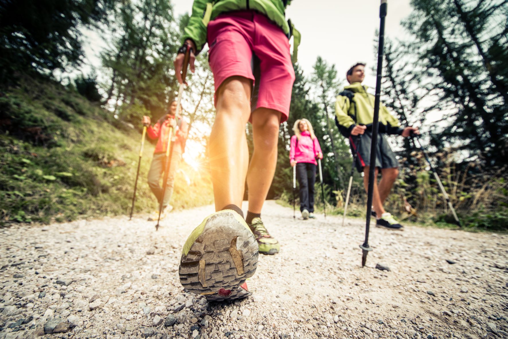 Nordic walking  redukuje váhu a zlepšuje držení těla