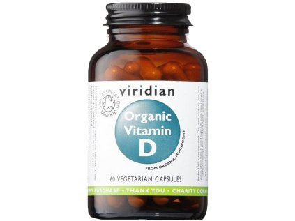 Viridian Organic Vitamin D 60 cps