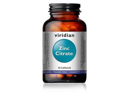 Viridian Zinc Citrate 90 cps (Zinek)