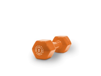 Power System Vinyl Dumbell 1 kg orange