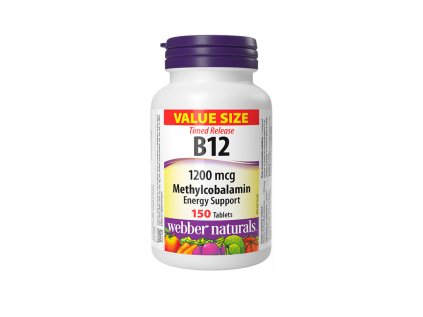 Webber Naturals B12 Timed Release 1200 mcg 150 tbl