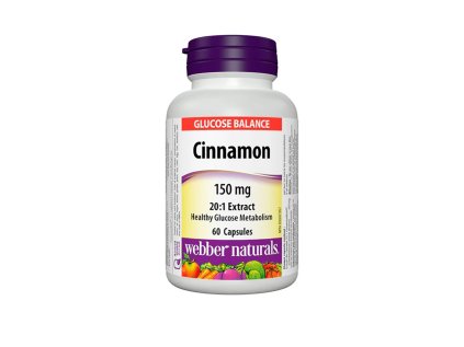 Webber Naturals Cinnamon 150 mg 60 cps