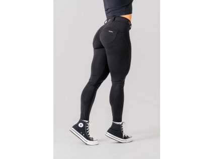 NEBBIA Bubble Butt legíny 2.0 MAXIMUM PUSH-UP 306 Black