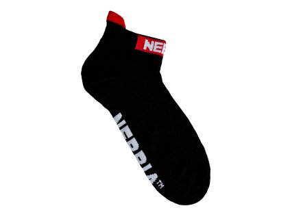 Kotníkové ponožky NEBBIA Smash It 102 (černá, bílá)