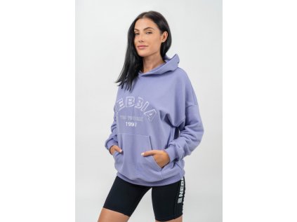 oversize mikina s kapucnou gym rat nebbia 256 lila light 002