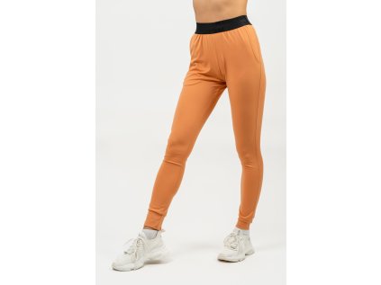 NEBBIA Elite Essentials Slim fit legíny s kapsami Gym Spirit 466 Orange