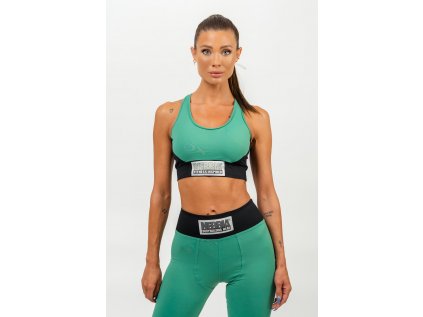 472 High Impact Padded Sports Bra Green 07