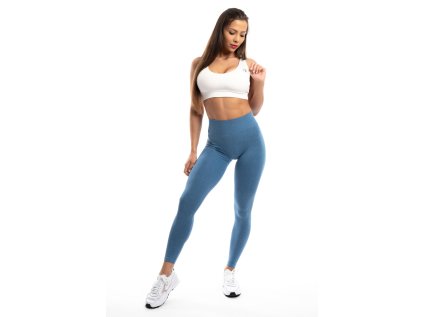 Legíny Seamless Skin 2.0 Melange - Marina Blue