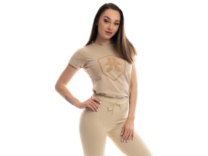 Luxusní tričko SuperWoman Icon - Caffe Latte
