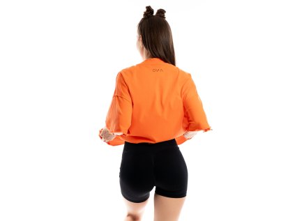 D.N.A Unisex Oversize Crop Tričko IDENTITY - Apricot