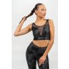 478 Medium Support Mesh Sports Bra Black 01