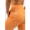 482 Shiny Slim Fit Leggings Pants Orange 04