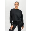 483 Crop Crew Neck Sweatshirt Black 01