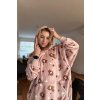 90341 goldbee mikina doba ledova fluffy lions pink barva lions pink velikost xs l