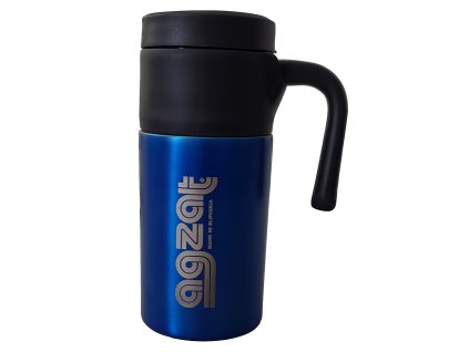 Hrnček nerezový modrý 340 ml