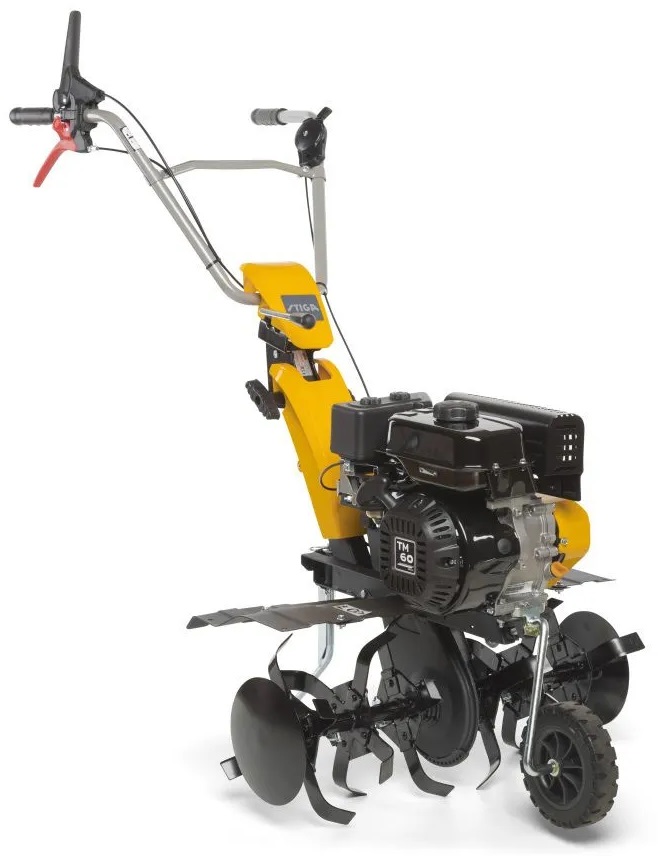 Benzínový kultivátor Stiga SRC 775 RG poskladaný