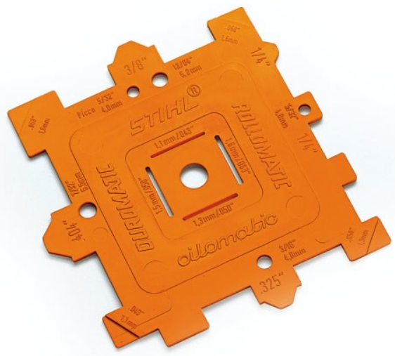 Kontrolná mierka Stihl s tromi funkciami