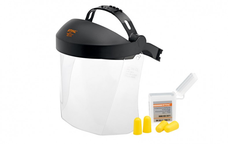 STIHL GPC 33 Ochrana tváre, krátke prevedenie, s plastovým štítom