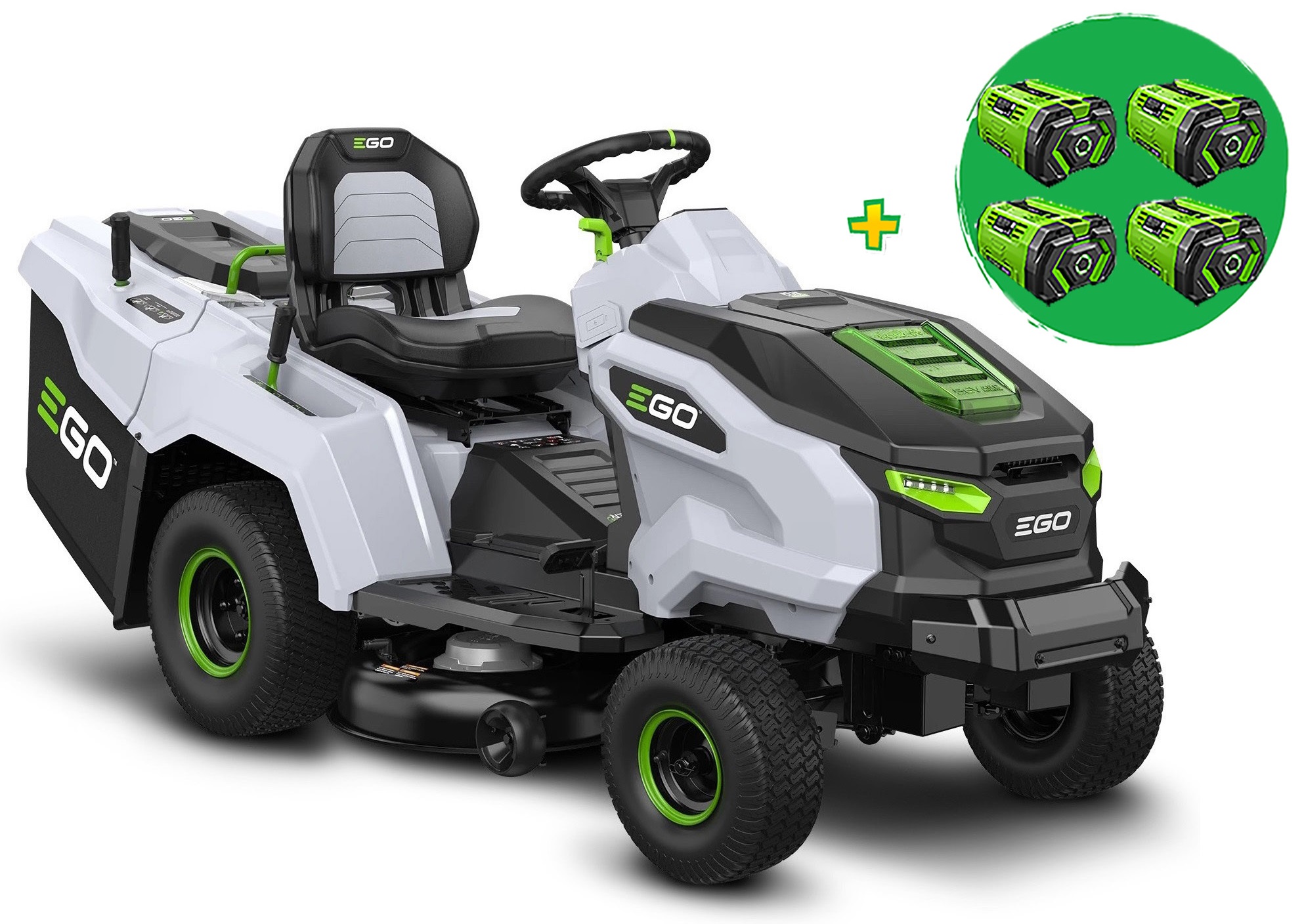 AKU Záhradný traktor EGO Power+ TR3800E-B