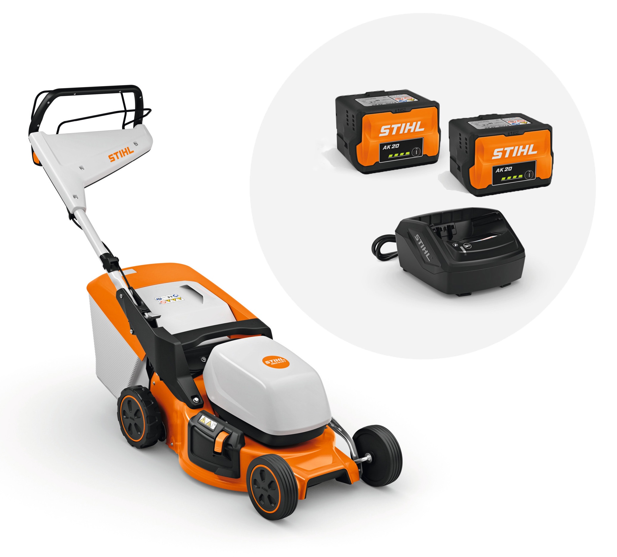 Akumulátorová kosačka STIHL RMA 248.3 T Variant: 2x akumulátor AK30 a nabíjačka AL101