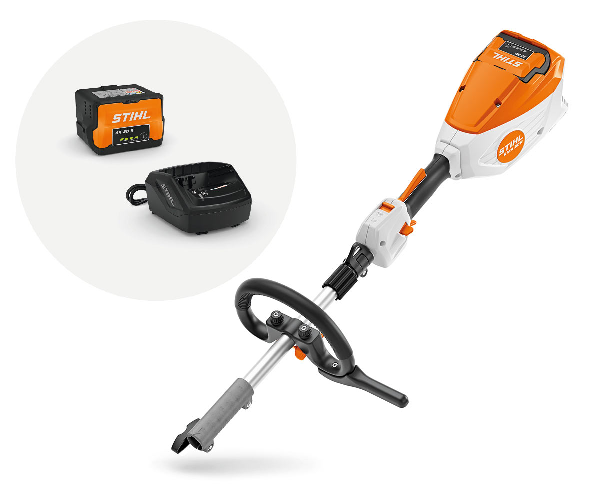 Kombi motor STIHL KMA 80 R Variant: 1x akumulátor AK30 a nabíjačka AL101