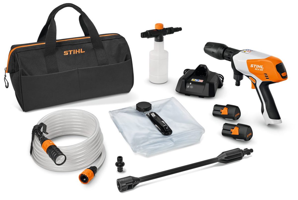Akumulátorový čistič STIHL RCA 20 Variant: 2x akumulátor AS 2 a nabíjačka AL 1