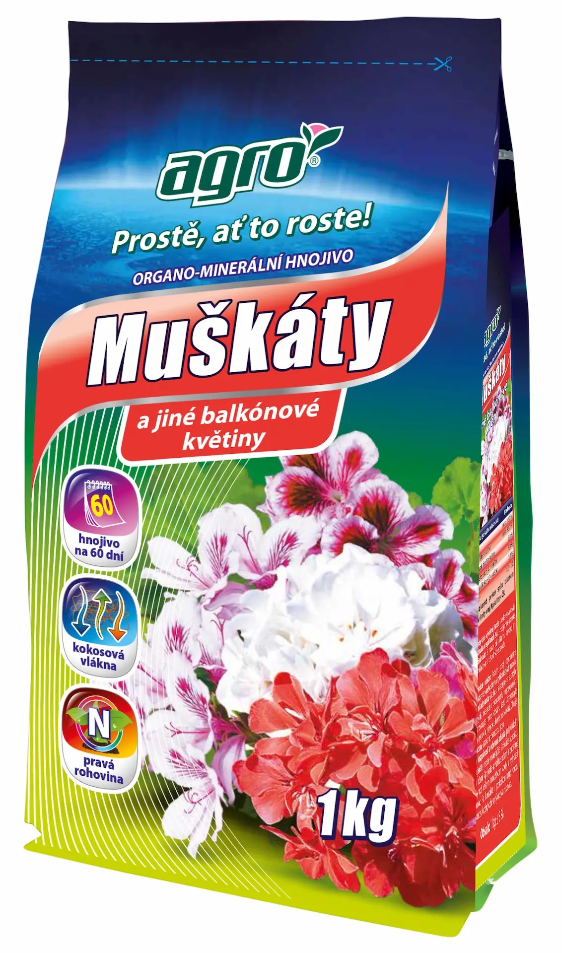 AGRO CS Hnojivo na muškáty 1kg