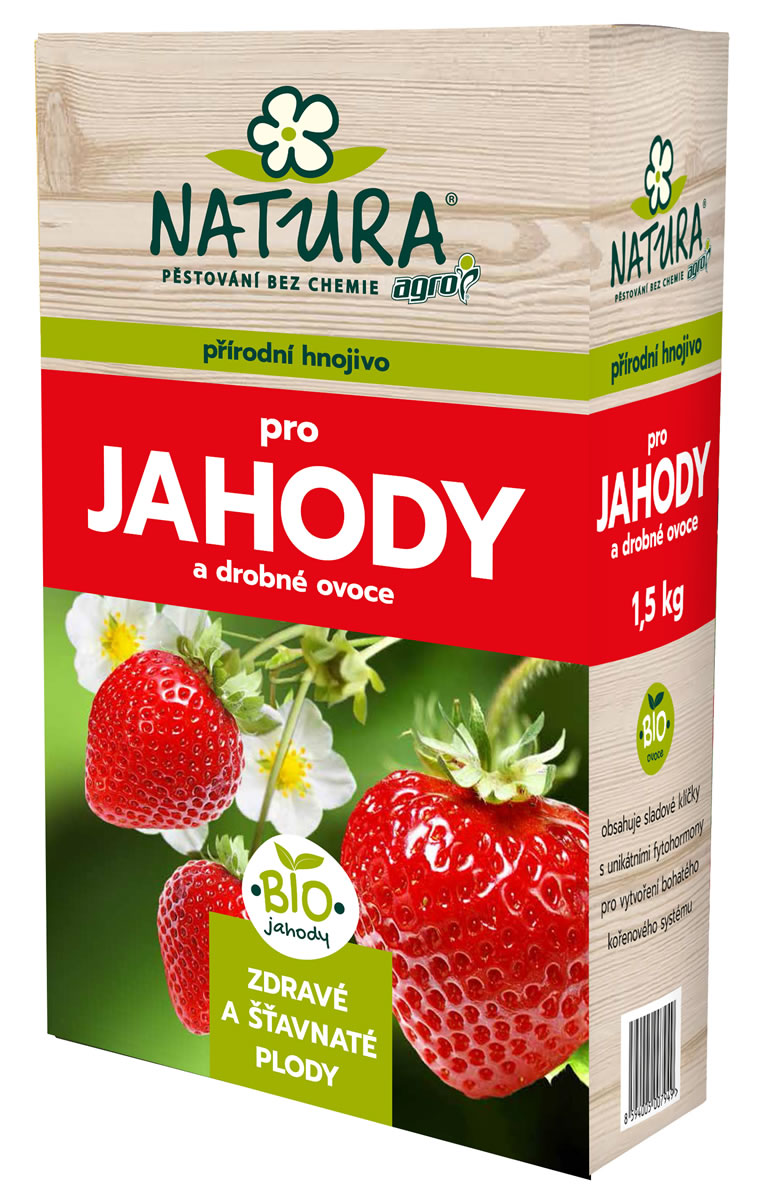 AGRO CS Organické hnojivo na jahody a drobné ovocie 1,5kg