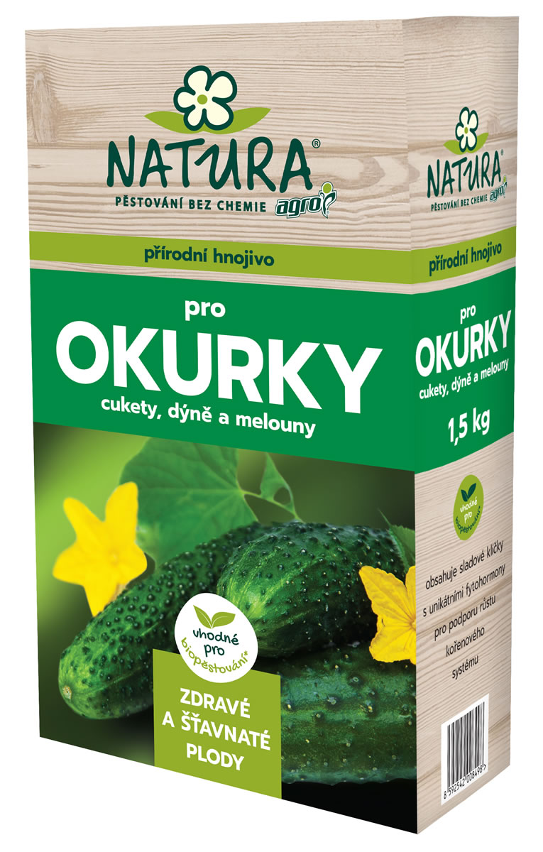 AGRO CS Organické hnojivo na uhorky a cukety 1,5kg