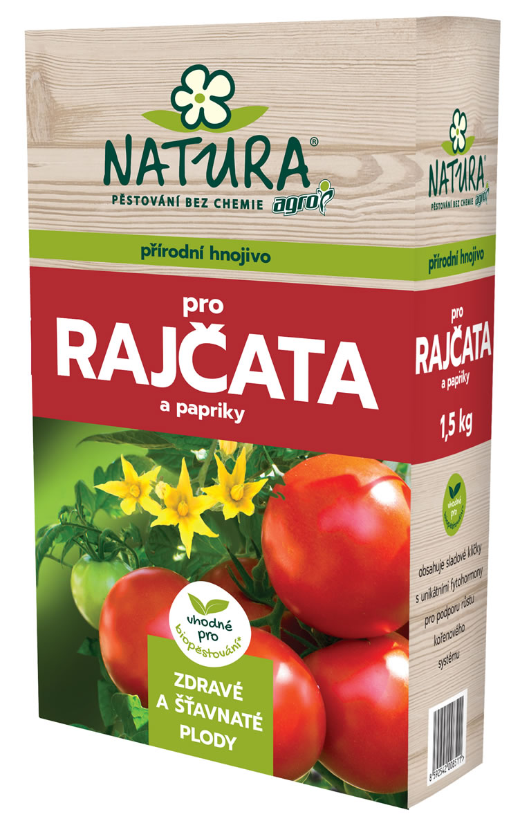 AGRO CS Organické hnojivo na paradajky a papriky 1,5kg