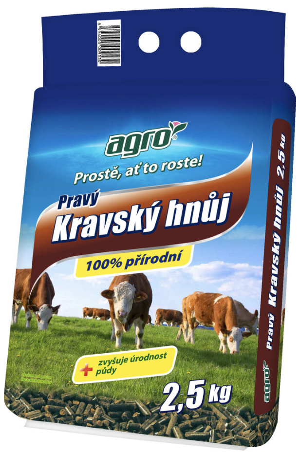 AGRO CS Pravý kravský hnoj 2,5kg