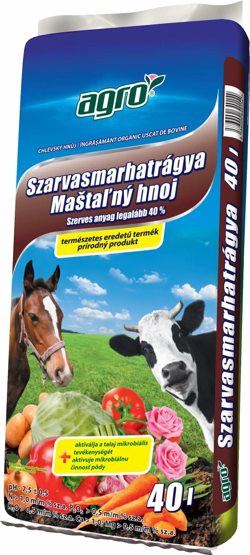 AGRO CS Maštaľný hnoj 40L
