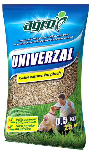 AGRO CS Trávna zmes – UNIVERZAL Balenie: 0,5 kg