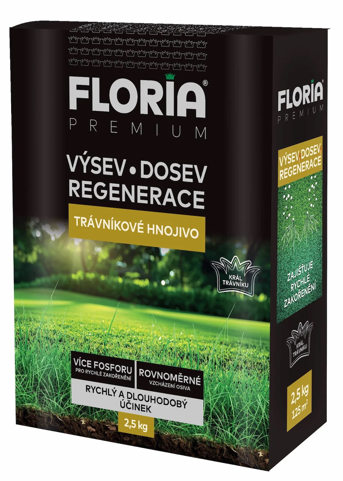 AGRO CS FLORIA Trávnikové hnojivo na výsev, dosev a regeneráciu 2,5kg