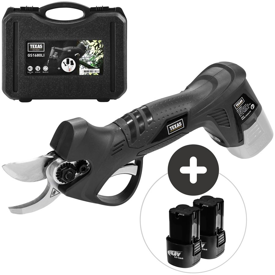 Akumulátorové záhradné nožnice TEXAS GS 1680Li s kufríkom