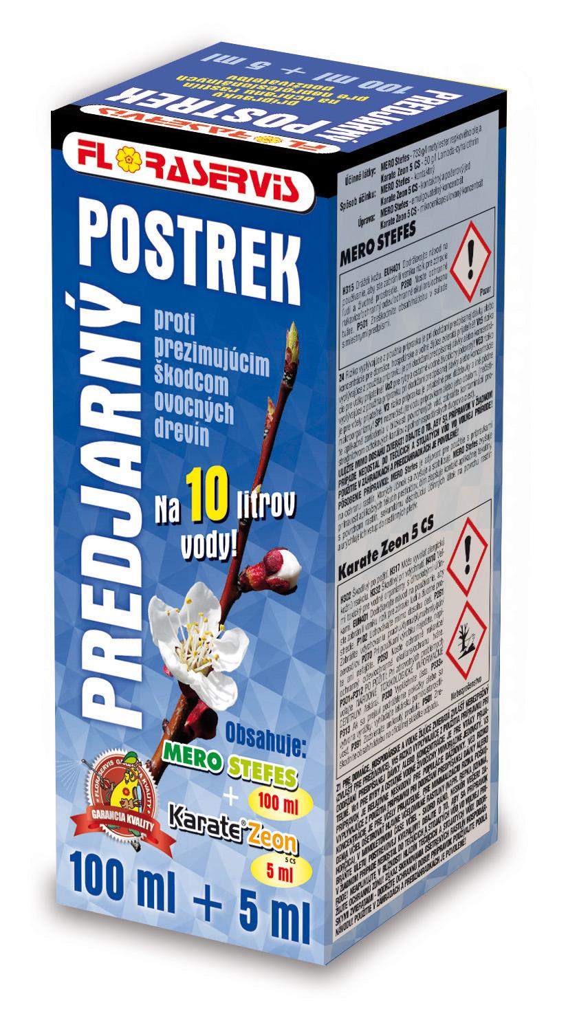 Floraservis Predjarný postrek- proti prezimujúcim škodcom Balenie: 100 ml
