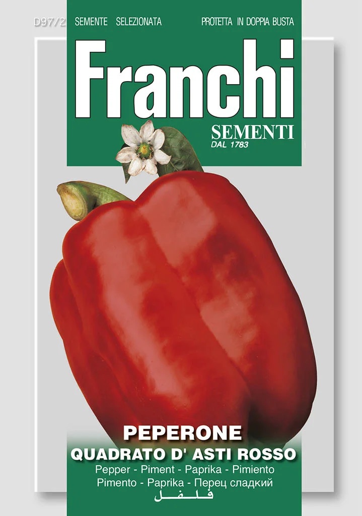 Franchi Paprika – QUADRATO D´ASTI ROSSO - semená