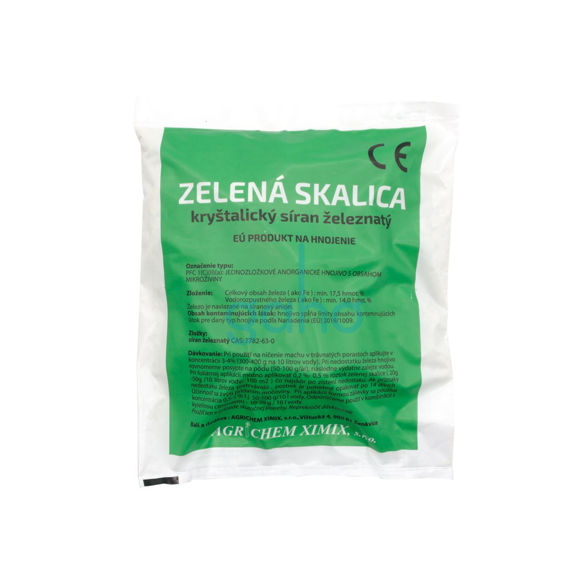 Síran železnatý- zelená skalica Balenie: 0,5 kg