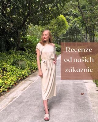 Šaty, ve kterých se budeš cítit pohodlně, žensky a sama sebou. 🌸 Jsou ušité z jemného bambusového úpletu, který je...