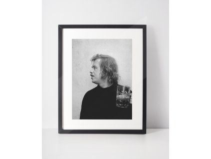 Plakát Havel s pivem