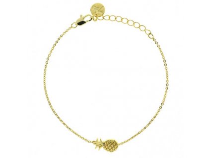 dor bracelet ananas dore fruit relief ludique collection fruite Náramek Ananas 7BIS / stříbrná, zlatá