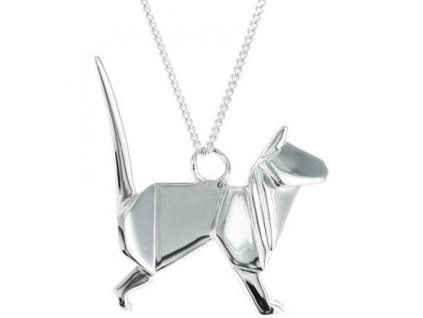 Náhrdelník Kočka ORIGAMI JEWELLERY sautoir chat