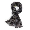 šátek šála unisex pánský 100% bavlna vzor černá